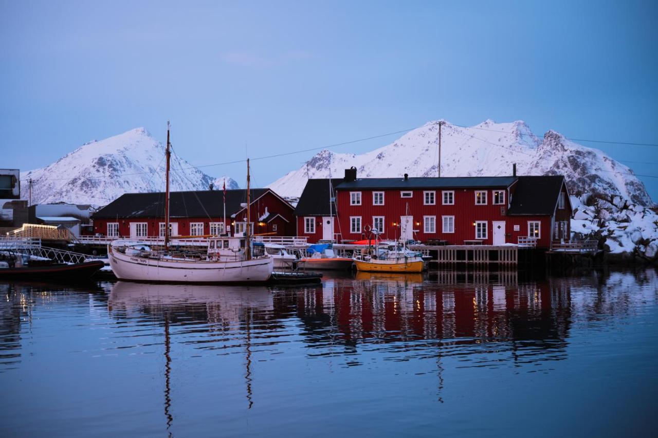 Solsiden Brygge Rorbuer Hotel Ballstad Exterior photo